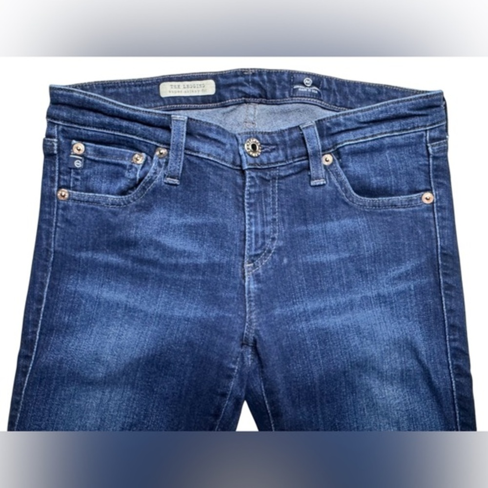 Adriano Goldschmied The Legging Super Skinny Fit Jeans Womens 25 Dark Wash - Picture 3 of 12